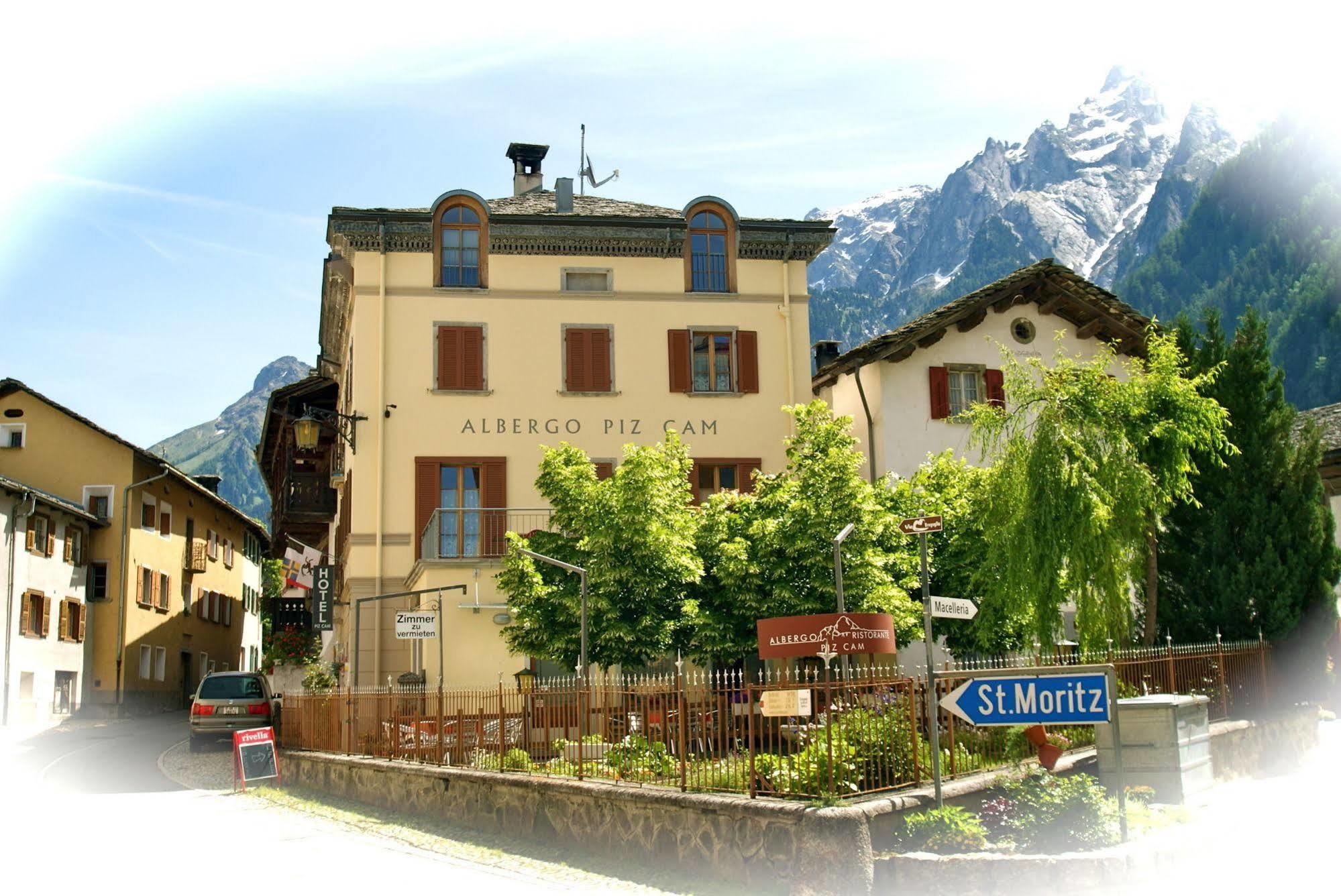 Albergo Piz Cam Vicosoprano Exterior foto